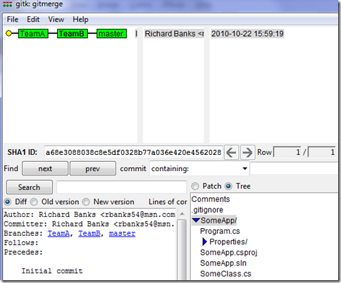 Why does Git Merge Work Better than TFS Merge